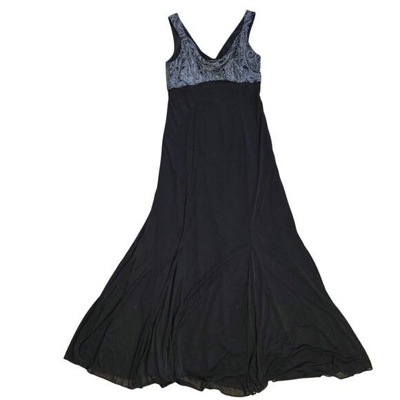 Alex Evenings VTG 90s Y2K Sparkle Fairy Babydoll Maxi Dress/ Bolero Size 10 Prom - Picture 6 of 12